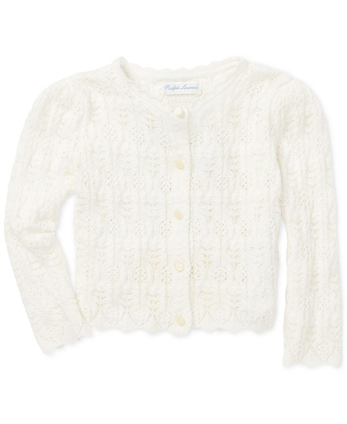 Polo Ralph Lauren Baby Girls Pointelle Cardigan Macy's