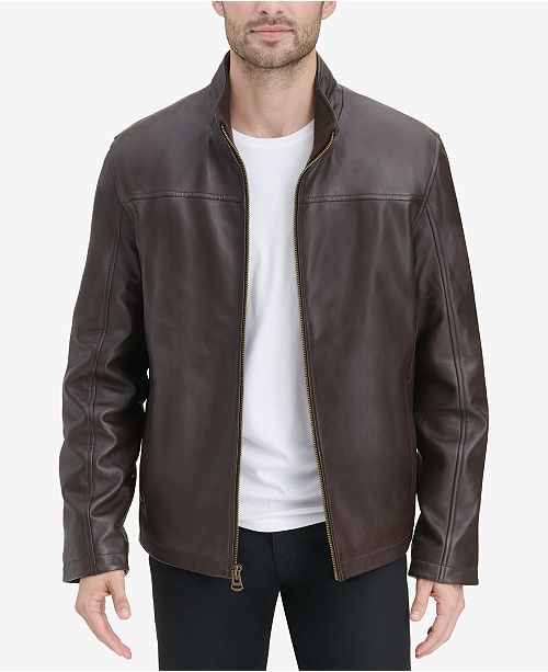 Cole Haan Men S Smooth Leather Jacket Created For Macy S