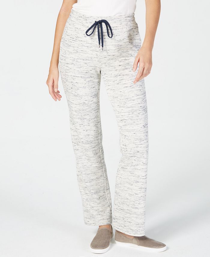 Charter Club Petite Space-Dyed Pull-On Pants, Created for Macy's ...