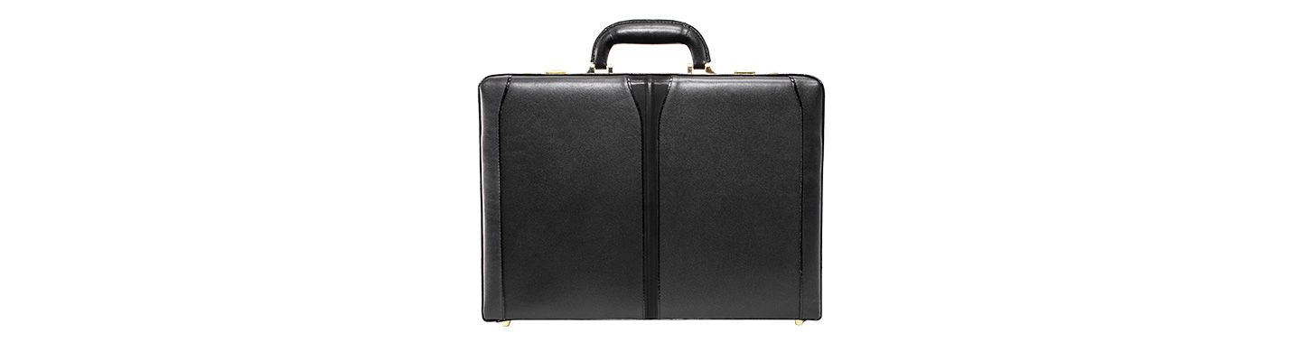 Портфели McKlein Turner 4.5" Expandable Attache, цвет: Чёрный — фото 5