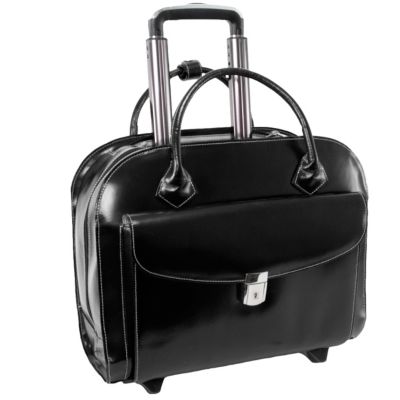 Women's laptop outlet briefcase on wheels