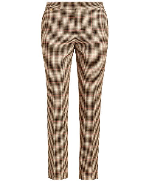 Lauren Ralph Lauren Glen Plaid Pants - Pants & Capris - Women - Macy's