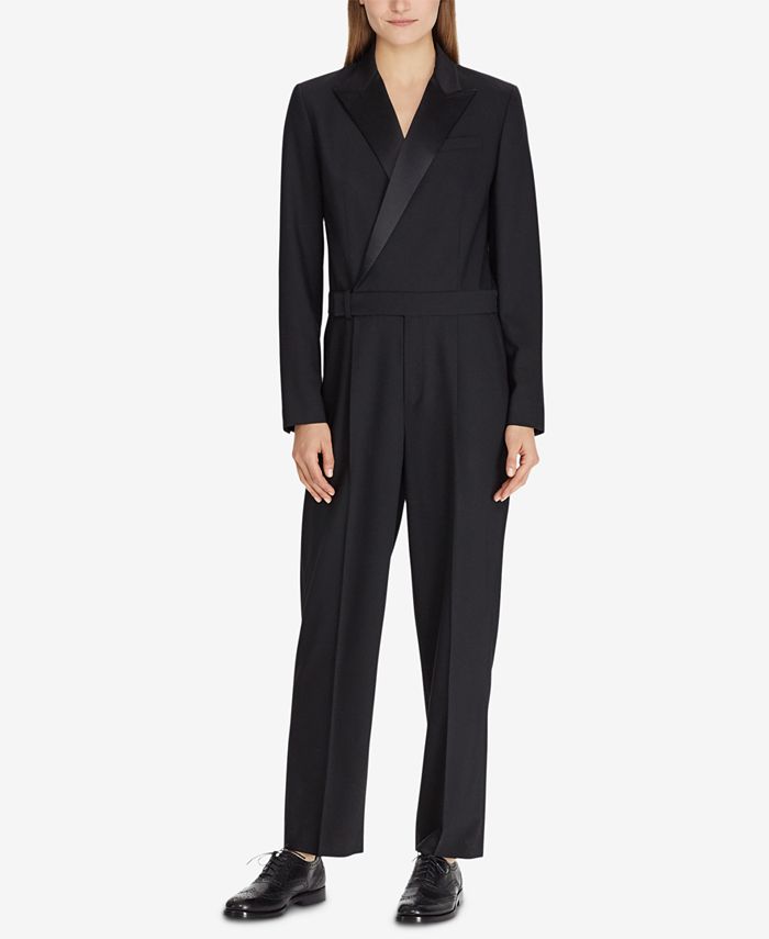 Polo Ralph Lauren Tuxedo Jumpsuit - Macy's