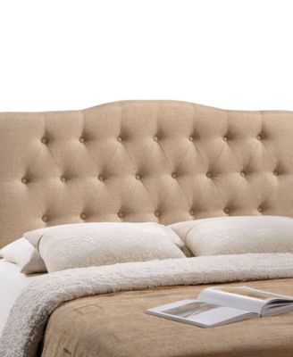 Region Queen Upholstered Fabric Headboard