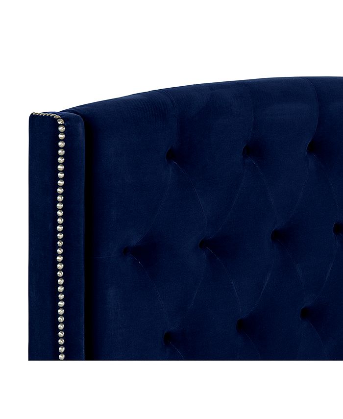 Furniture Closeout! Zoe Upholstered Queen Bed, Created for Macy's Macy's