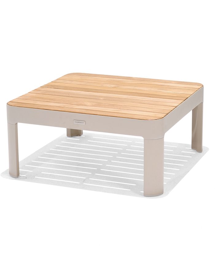 Furniture Closeout Modern Tropic Teak Outdoor Coffee Table Created For Macy S Reviews Furniture Macy S