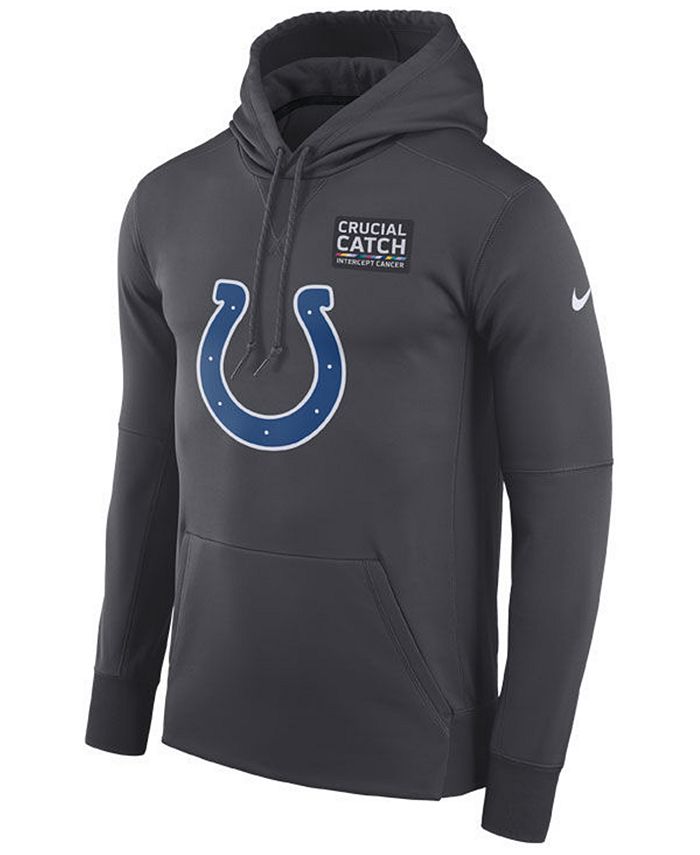 Nike Men's Indianapolis Colts Crucial Catch Therma Hoodie - Macy's