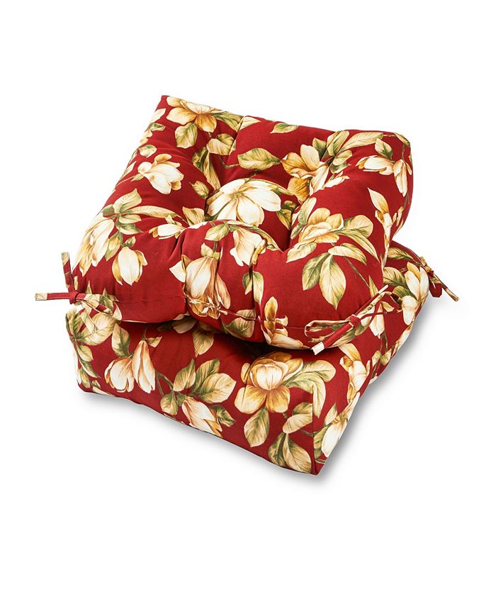 Greendale Home Fashions Set of 2 Outdoor Chair Cushions Macy's