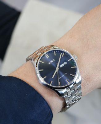 Men's Swiss Automatic Belluna II Stainless Steel Bracelet Watch 42.5mm