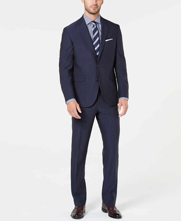 Dockers Men's Modern-Fit Stretch Pin Dot Suit - Macy's