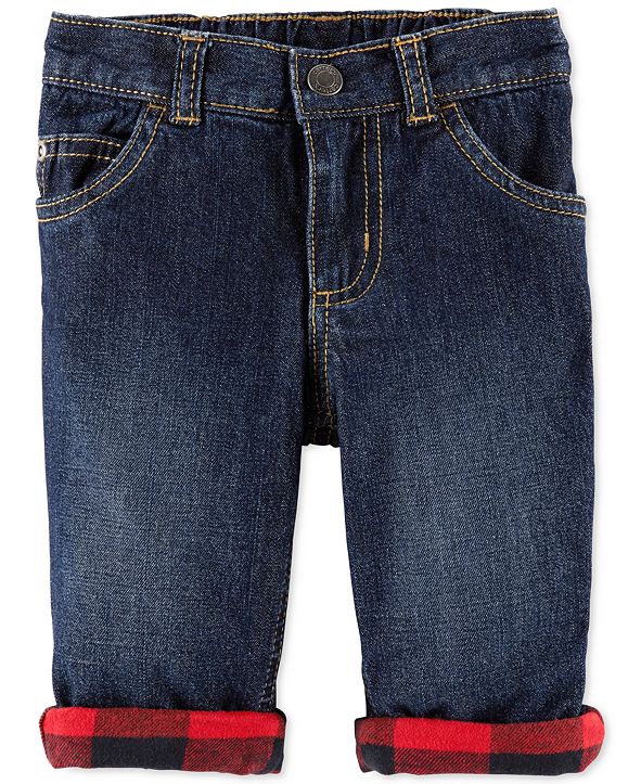 Carter's Baby Boys PullOn Cuffed Cotton Jeans & Reviews Jeans Kids