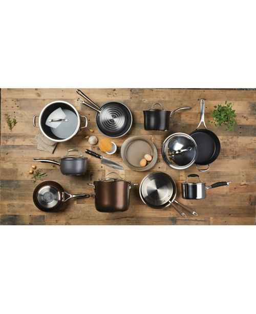 Anolon Accolade HardAnodized Precision 10 Piece Cookware Set & Reviews Cookware