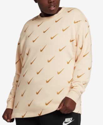 nike plus size metallic