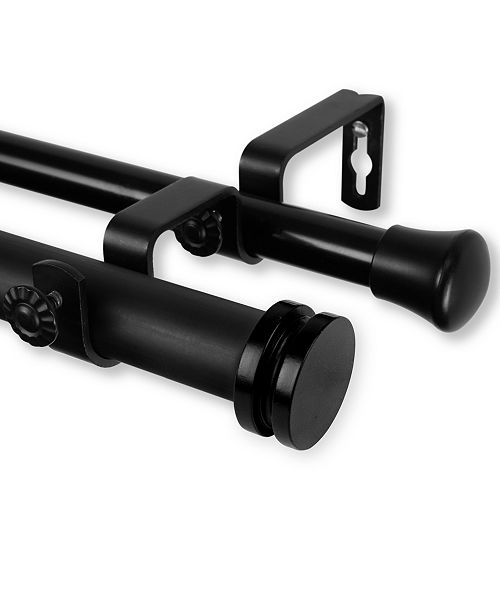 Rod Desyne Bun Double Curtain Rod 1 Od 120 170 Inch Reviews