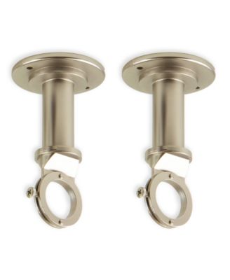 Photo 1 of 1 inch Industrial Pipe Wall/Ceiling Single Bracket (pair)