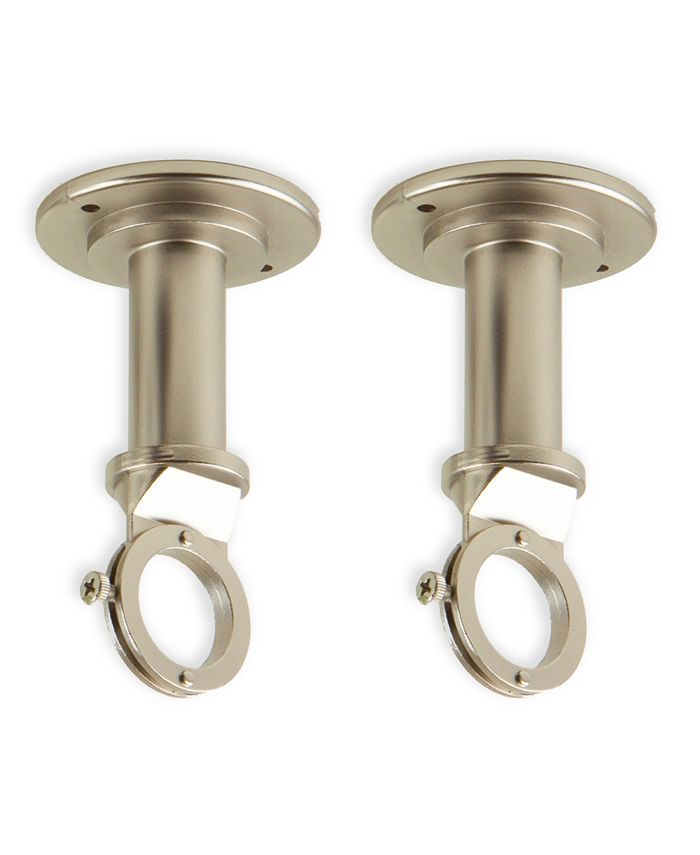 Rod Desyne 1 inch Industrial Pipe Wall/Ceiling Single Bracket (pair