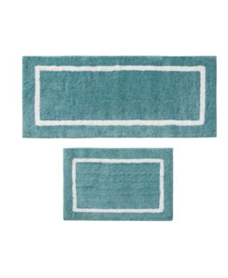Bittman Tufted Reversible Microfiber Bath Rug, 24" x 60"