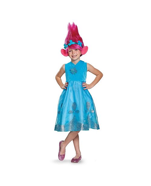 Buyseasons Trolls Poppy Deluxe Toddler Little And Big Girls Costume With Wig Reviews Macy S