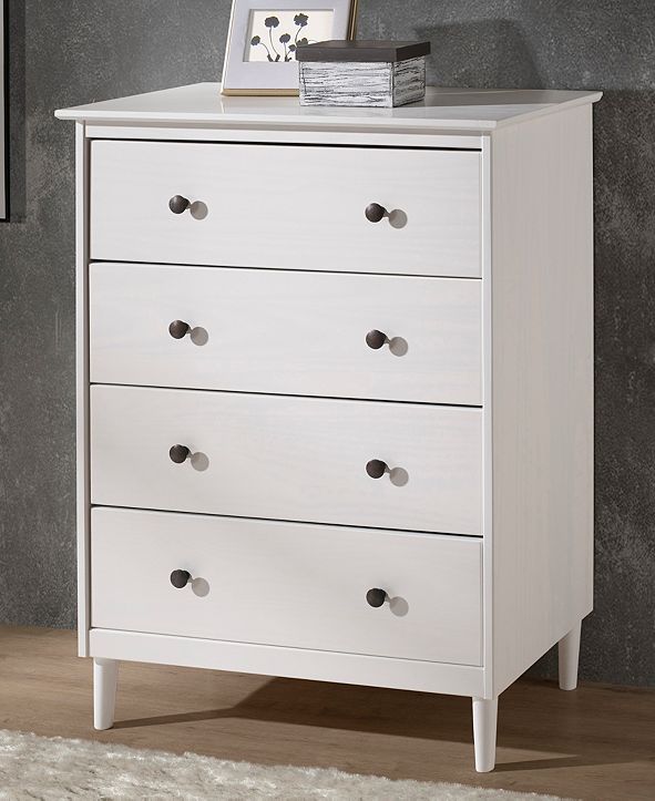 Walker Edison 4 Drawer Solid Wood Dresser & Reviews Furniture Macy's