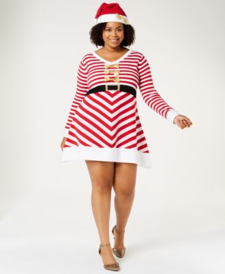 plus size elf sweater dress