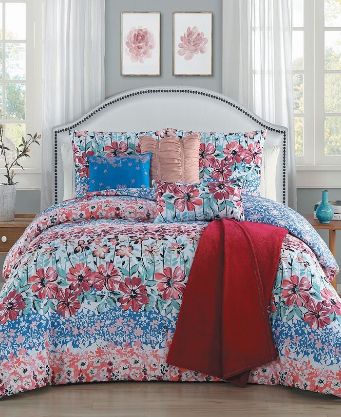 Geneva Home Fashion Carla 7 Pc King Comforter Set Macy's