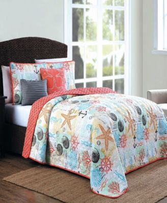 Belize 5 Pc Queen King Quilt Set