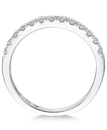 Macy's - Diamond Princess Halo Bridal Set (1-1/2 ct. t.w.) in 14k White Gold
