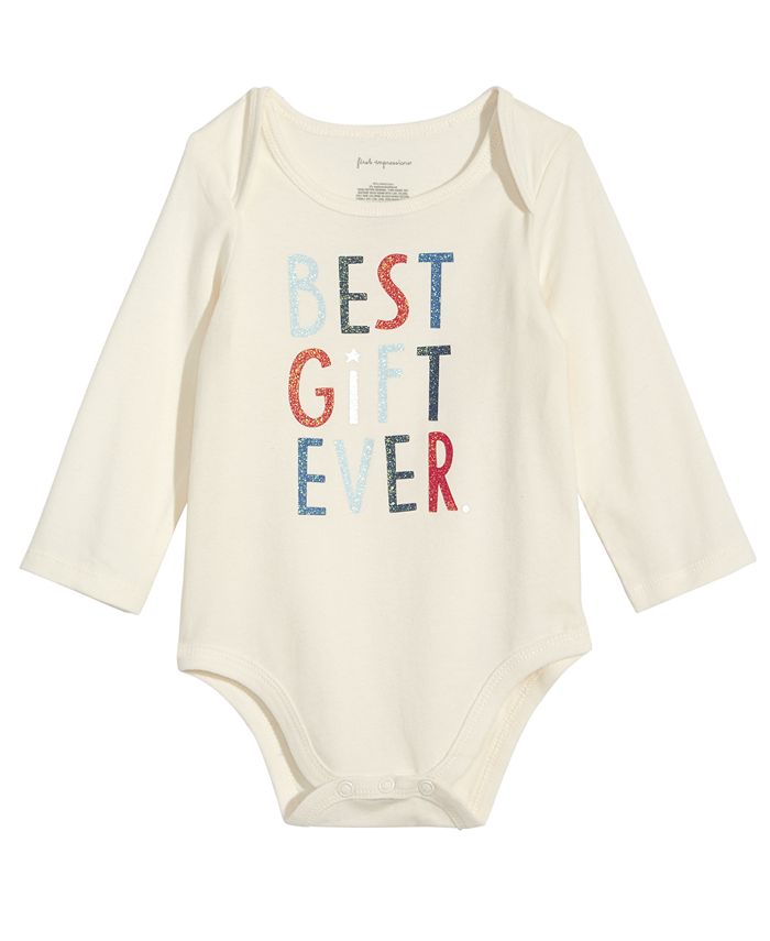 First Impressions Baby Boys Girls Best Gift Ever Bodysuit Created For Macy S Reviews All Baby Kids Macy S