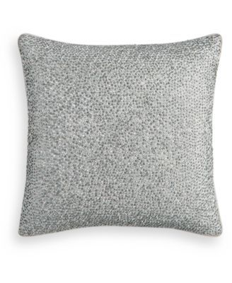 Hotel Collection - Dimensional Beaded 18" Square Decorative Pillow