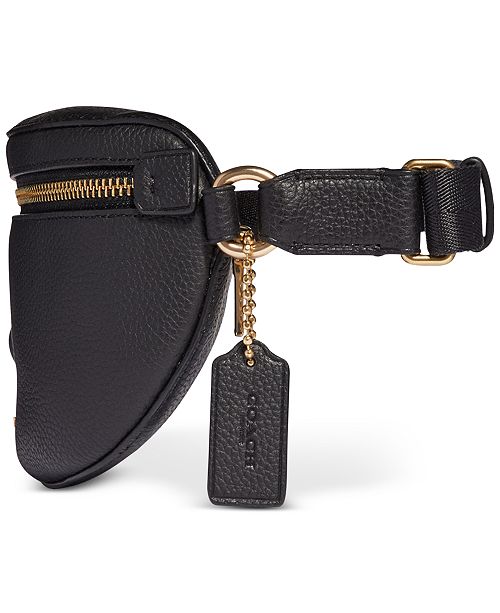 COACH Fanny Pack in Pebble Leather & Reviews - Handbags & Accessories - Macy&#39;s