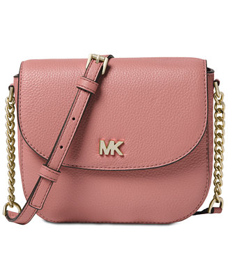 Michael Kors Pebble Leather Half Dome Crossbody - Handbags & Accessories - Macy&#39;s