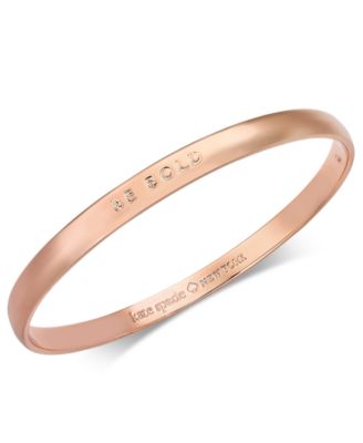 kate spade new york - Rose Gold-Tone Be Bold Bangle Bracelet