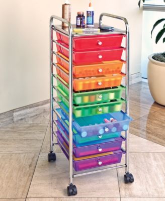 10 Drawer Organizer Cart