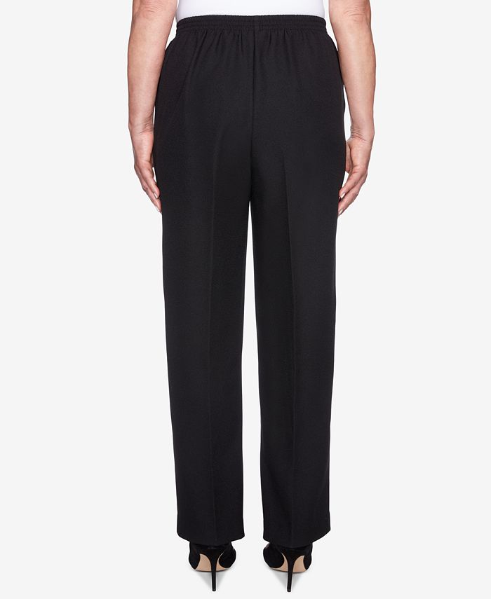 Alfred Dunner Shining Moments Pull-On Straight-Leg Pants & Reviews ...