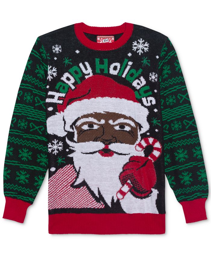 Hybrid Santa Men's Holiday Sweater Macy's