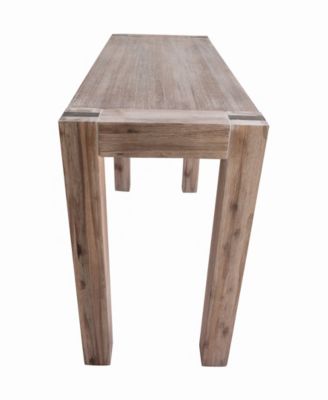 Woodstock Acacia Wood With Metal Inset Console Table