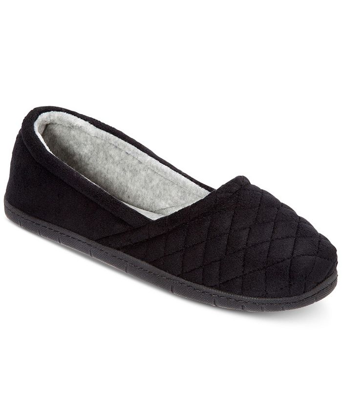 Dearfoams Women's Katie Velour Closed Back Slipper Macy's