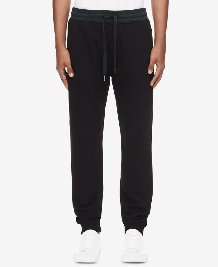 Calvin Klein Jeans Men's Monogram Fleece Pants Created for Macy's - Macy's