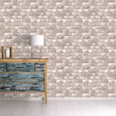 Tempaper - Textured Brick Wallpaper