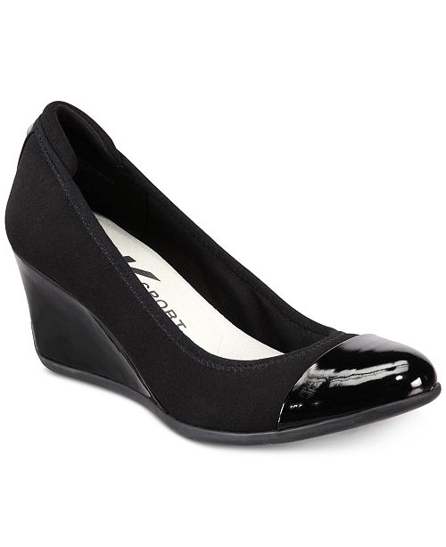Anne Klein Sport Taite Wedge Pumps Reviews Pumps Shoes Macy S