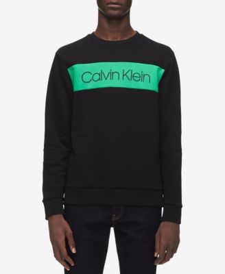 calvin klein logo sweatshirt mens