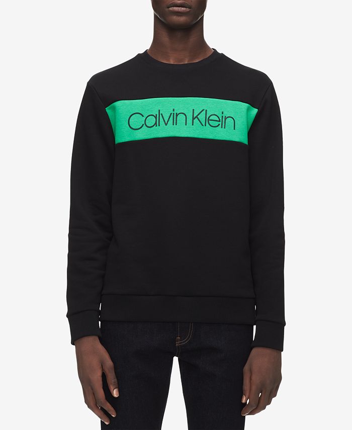 Calvin Klein Men's Logo Sweatshirt & Reviews - Hoodies & Sweatshirts ...