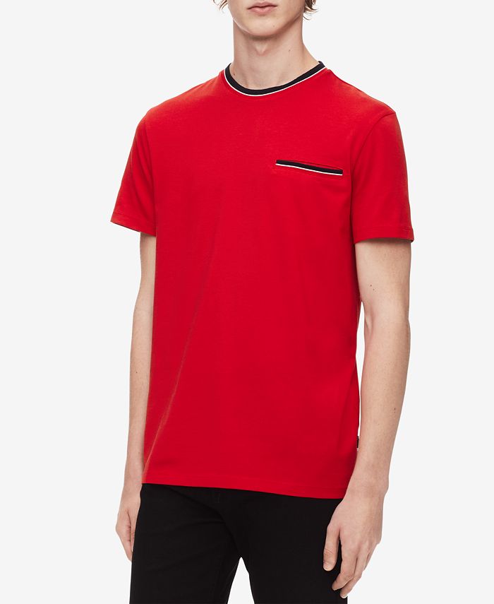 Calvin Klein Men's Pima Cotton T-Shirt & Reviews T-Shirts - - Macy's