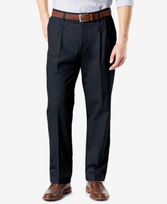 Dockers Men s Signature Lux Cotton Classic Fit Pleated Creased