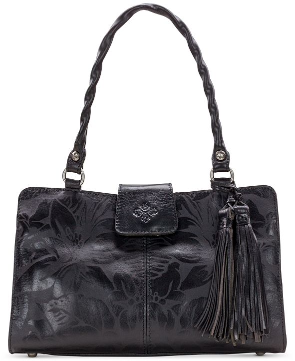 Patricia Nash Rienzo Laser Floral Leather Satchel & Reviews - Handbags ...