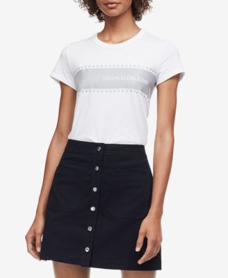 Calvin Klein Jeans - Star-Print Reflective T-Shirt