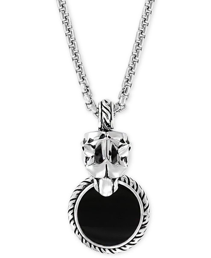 EFFY Collection EFFY Men s Onyx 15mm Diamond Accent Panther