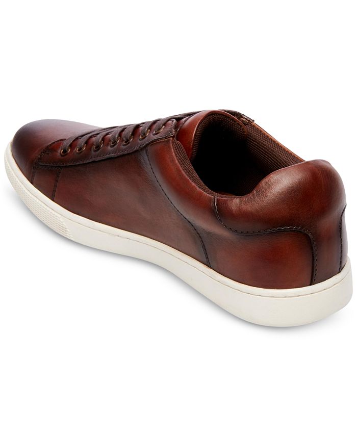 Steve Madden Men's Ruler Leather Low-Top Sneakers - Macy's
