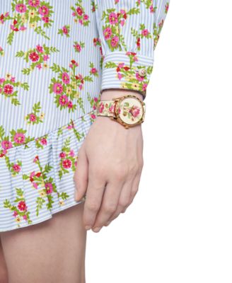 COPY - Gucci Gold and Pink Floral Watch 8622209_fpx.tif?$filterlrg$&  main image 4
