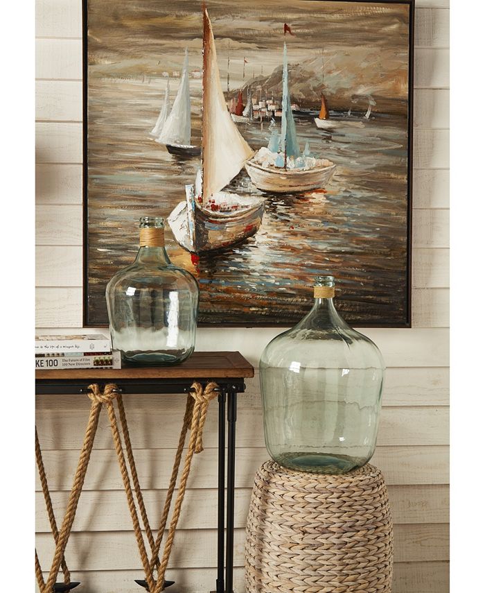 IMAX Boccioni Large Recycled Glass Jug Macy's